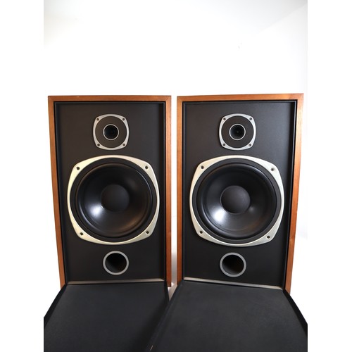 5 - Tannoy Oxford T125 Teak Speakers Serial No 015745 / 015729