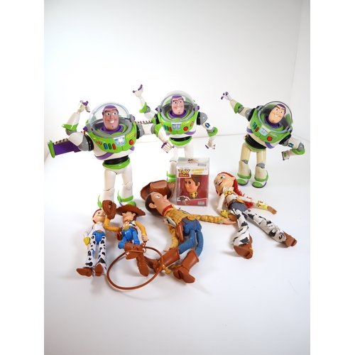 46 - Toy Story Action Figures including Buzz Lightyear, Woody & Jessie - 12