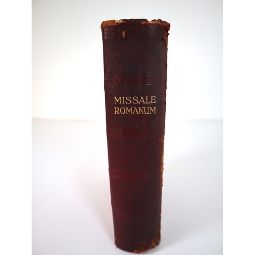 52 - Antique Missale Romanum Book - Pope Benedict XV