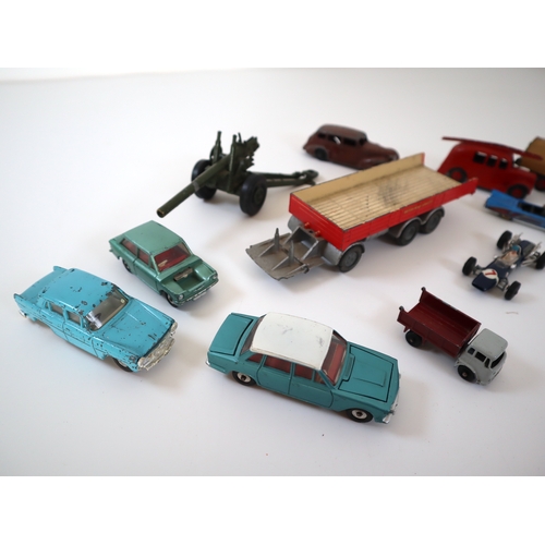 72 - Collection of Vintage Dinky & Corgi models