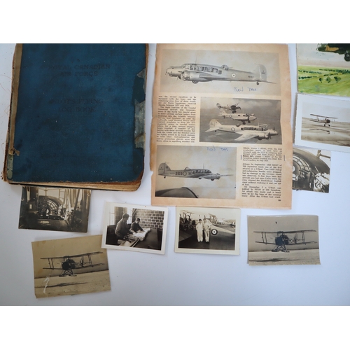 75 - WW2 to 1950's RAF and Royal Canadian Air Force Pilots Flying Log books including original photograph... 