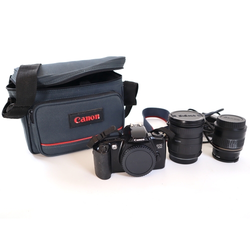 79 - Canon EOS 500 Camera + Lenses in Holdall