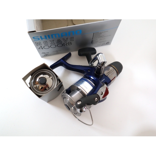 82 - Unused Shimano Nexave 4000RB Fishing Reel in Box