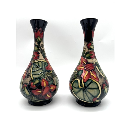 98 - Pair of Moorcroft Palmata Vases - 24cm