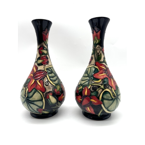 98 - Pair of Moorcroft Palmata Vases - 24cm