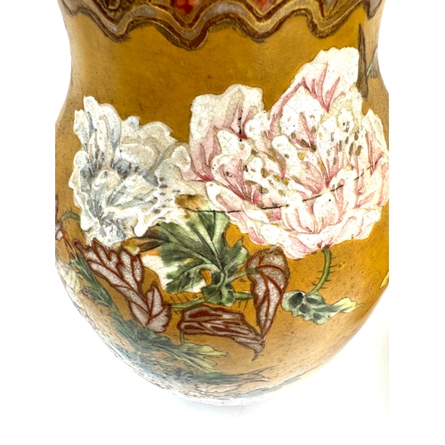 100 - Two vintage hand painted oriental vases - 30cm