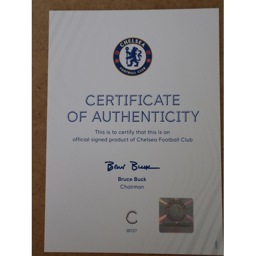 153 - Football - Hand-signed Frank Lampard Chelsea FC Jersey presented to Peter Harrison - with official C... 