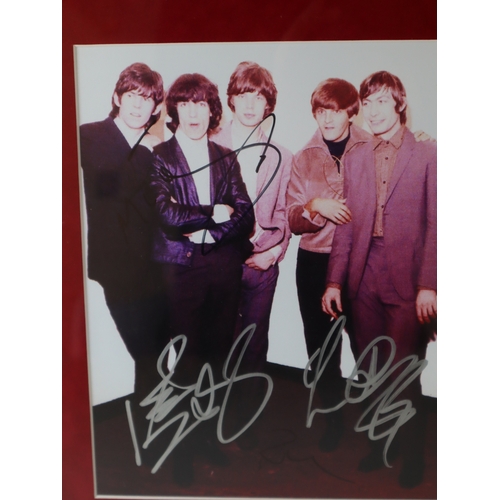 158 - *** Description Update ***
Rolling Stones Let it Bleed Photograph presented with 24 Carat Gold Finis... 