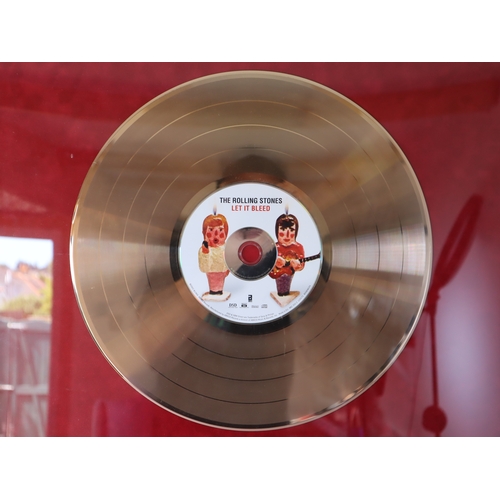 158 - *** Description Update ***
Rolling Stones Let it Bleed Photograph presented with 24 Carat Gold Finis... 