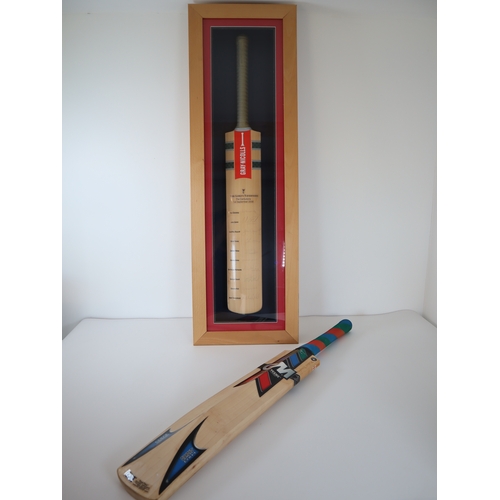 162 - Cricket - Signed Cricket Bats The Lords Taverners The Centurions 1st September 2008 + The Lords Tave... 