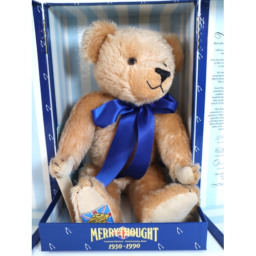 107 - Boxed Merrythought Diamond Jubilee Teddy Bear Limited Edition