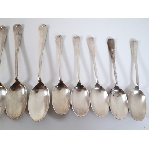 115 - 18 Piece Solid Sterling Silver Spoons & Forks by 	William Hutton & Sons Ltd c1920 all matching maker... 