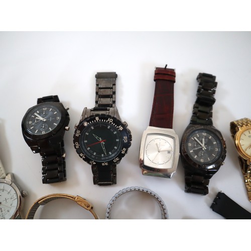 201 - Collection of Jasper Conran watches + others and spare watch straps