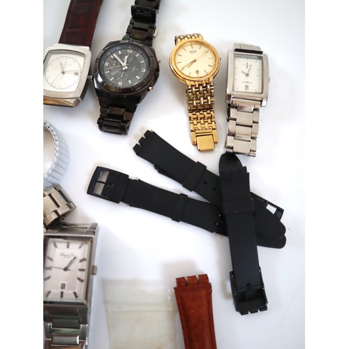 201 - Collection of Jasper Conran watches + others and spare watch straps