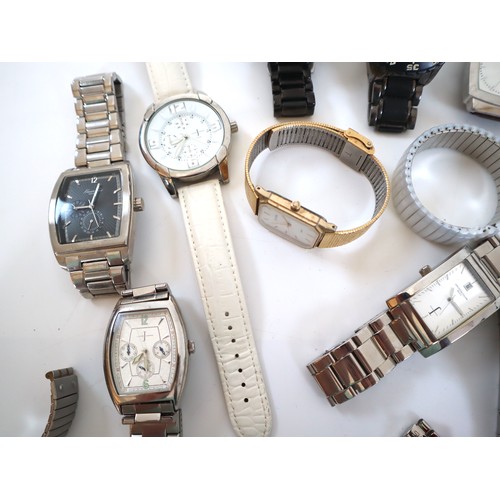 201 - Collection of Jasper Conran watches + others and spare watch straps