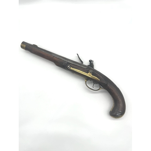 204 - 19th Century French flint lock pistol