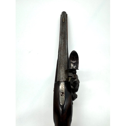 204 - 19th Century French flint lock pistol