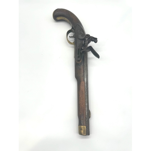 204 - 19th Century French flint lock pistol