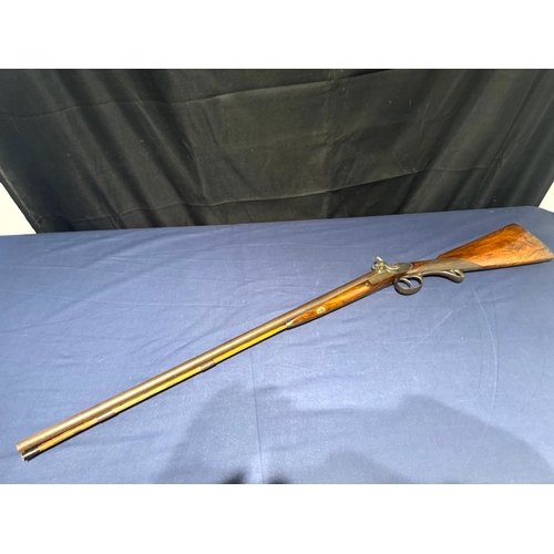 207 - 19th Century Robert Adams / Manton London Double barrel percussion shotgun