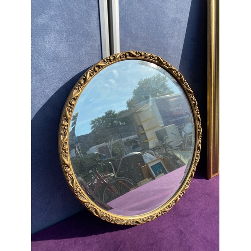 800 - Two gilt framed mirrors.