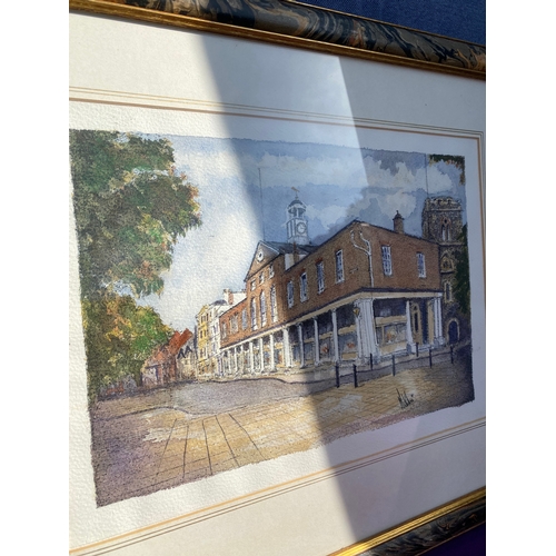 814 - Three signed watercolours including Michael Goss and Gladys Valler