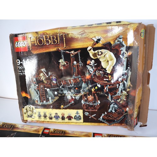 5 - Lego 79010 The Hobbit - The Goblin King Battle - Part Built Boxed