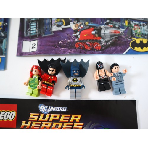 6 - Lego 6860 The Batcave Super Heros Boxed complete with Mini-figures & instructions