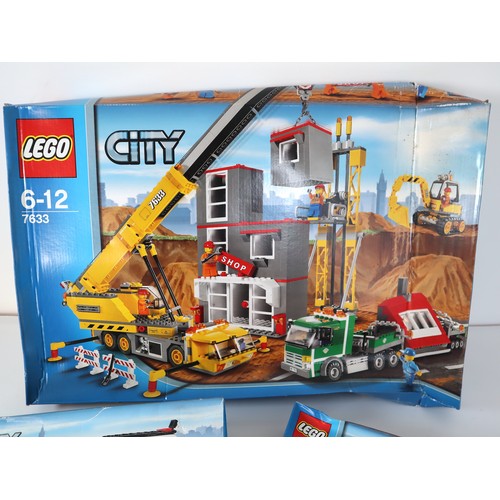 10 - LEGO City 7633 Construction Site / 7635 4WD Horse Trailer/ 7631 Dump Truck -  In Sealed Boxes