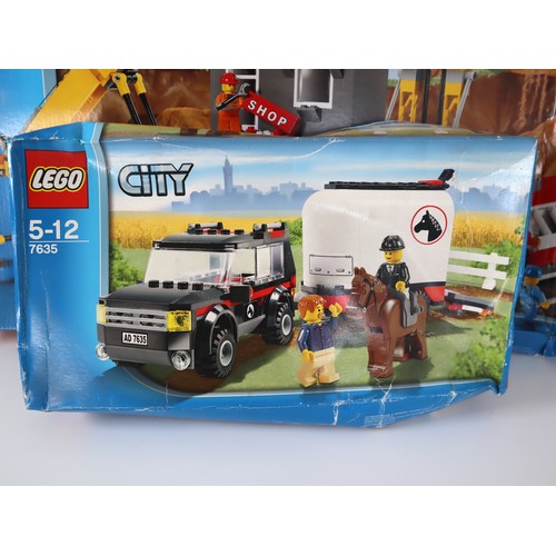 10 - LEGO City 7633 Construction Site / 7635 4WD Horse Trailer/ 7631 Dump Truck -  In Sealed Boxes