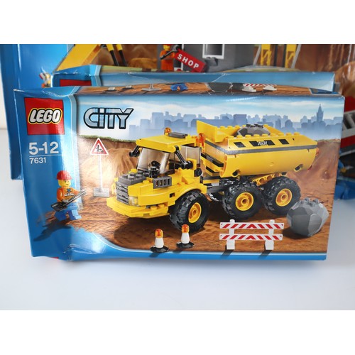 10 - LEGO City 7633 Construction Site / 7635 4WD Horse Trailer/ 7631 Dump Truck -  In Sealed Boxes