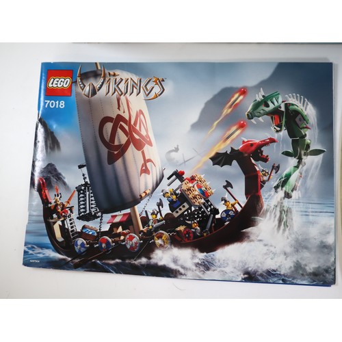 13 - LEGO Vikings 7018 Complete in Box with Instructions & Minifigures