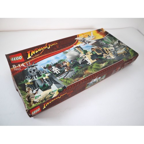 19 - LEGO Indiana Jones - 7623 Temple Escape & 7628 Peril in Peru - Sealed Boxes