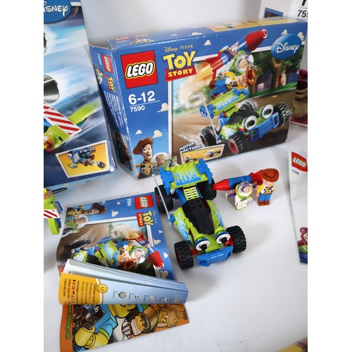 24 - Lego Toy Story - 7596, 7593, 7590, 7591, 7594 Sets Part Built Sets complete in Box with Minifigures ... 