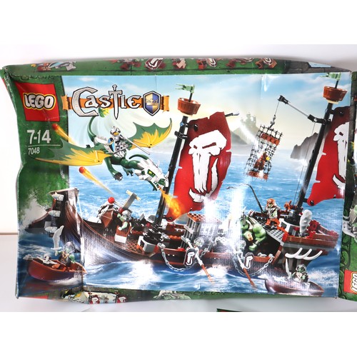 28 - LEGO Castle - 7048 Troll Warship Boxed Complete