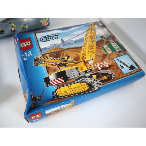 43 - LEGO City - 7632 Crawler Crane, 7746 Road Roller + 60262 Passenger Airplane - Boxed Sealed