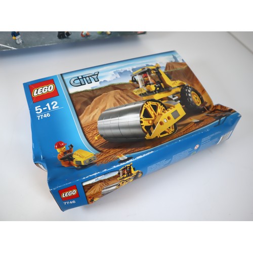 43 - LEGO City - 7632 Crawler Crane, 7746 Road Roller + 60262 Passenger Airplane - Boxed Sealed