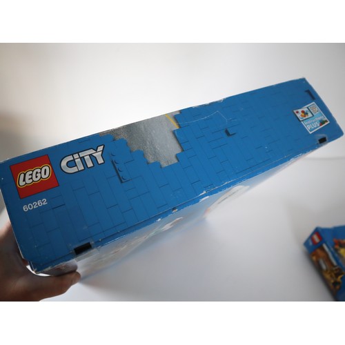 43 - LEGO City - 7632 Crawler Crane, 7746 Road Roller + 60262 Passenger Airplane - Boxed Sealed