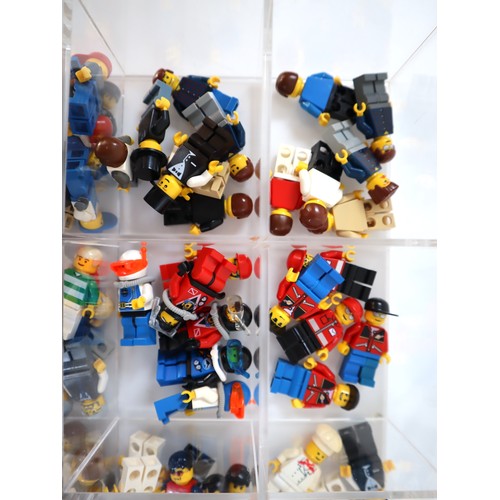 47 - LEGO Minifigures - Assortment of 100 + figures, City, Scuba, Racing,