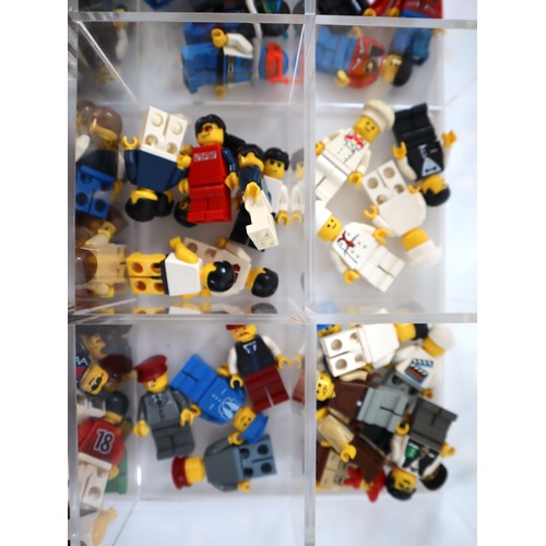 47 - LEGO Minifigures - Assortment of 100 + figures, City, Scuba, Racing,