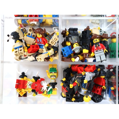 48 - LEGO Minifigures - Assortment of 100+ Figures from Western, Pirates, Castle, Aztec, Pharaoh, Skeleto... 