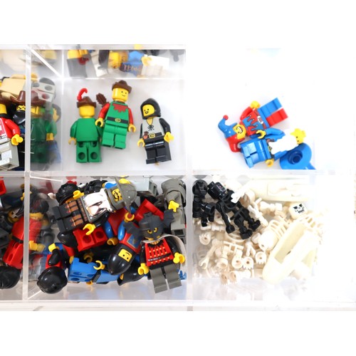 48 - LEGO Minifigures - Assortment of 100+ Figures from Western, Pirates, Castle, Aztec, Pharaoh, Skeleto... 