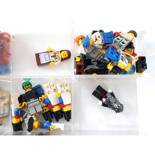 48 - LEGO Minifigures - Assortment of 100+ Figures from Western, Pirates, Castle, Aztec, Pharaoh, Skeleto... 