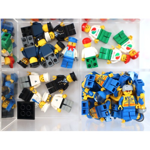 50 - LEGO Minifigures - Assortment of 150+ Figures from City, Police, Construction, Fire, Doctors etc