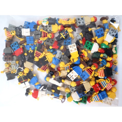 76 - LEGO Minifigures - Bundle of Pirate & Solider Minifigures from various sets from last 30+ years