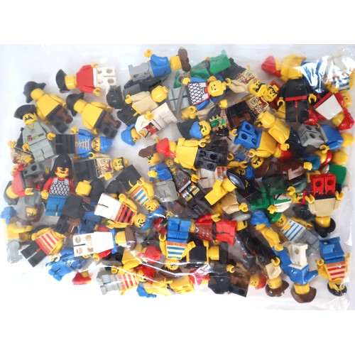 76 - LEGO Minifigures - Bundle of Pirate & Solider Minifigures from various sets from last 30+ years