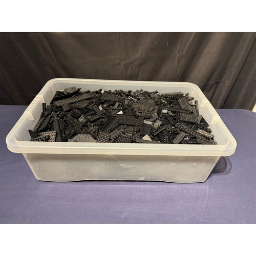 101 - LEGO - Bulk Box of sorted black Loose Pieces - 8.5kg