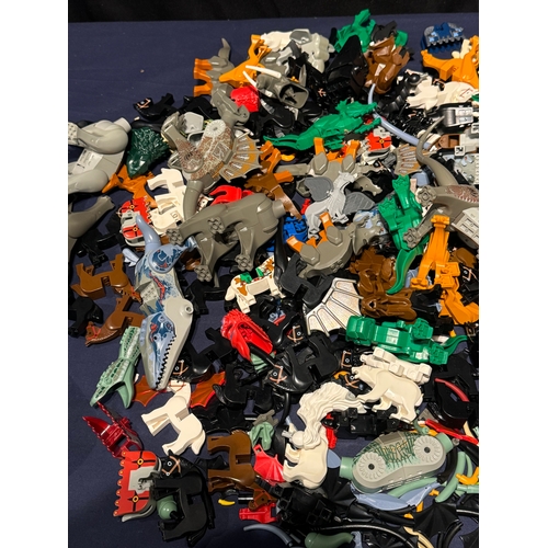 107 - LEGO - Bulk Box of Dragons, Dinosaurs, Horses & other animals from the past 30 years - 5kg