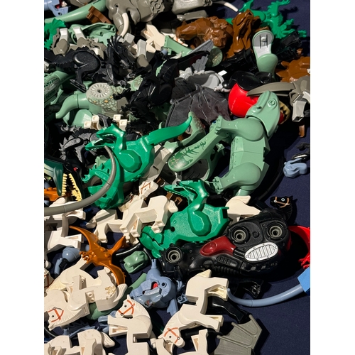 107 - LEGO - Bulk Box of Dragons, Dinosaurs, Horses & other animals from the past 30 years - 5kg