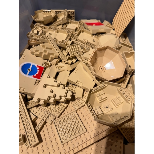 111 - LEGO - Bulk Box of Sorted Sand / Tanned Loose Pieces - 3kg