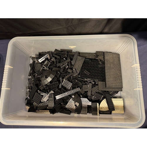 112 - LEGO - Bulk Box of Sorted Black Loose Pieces - 3kg